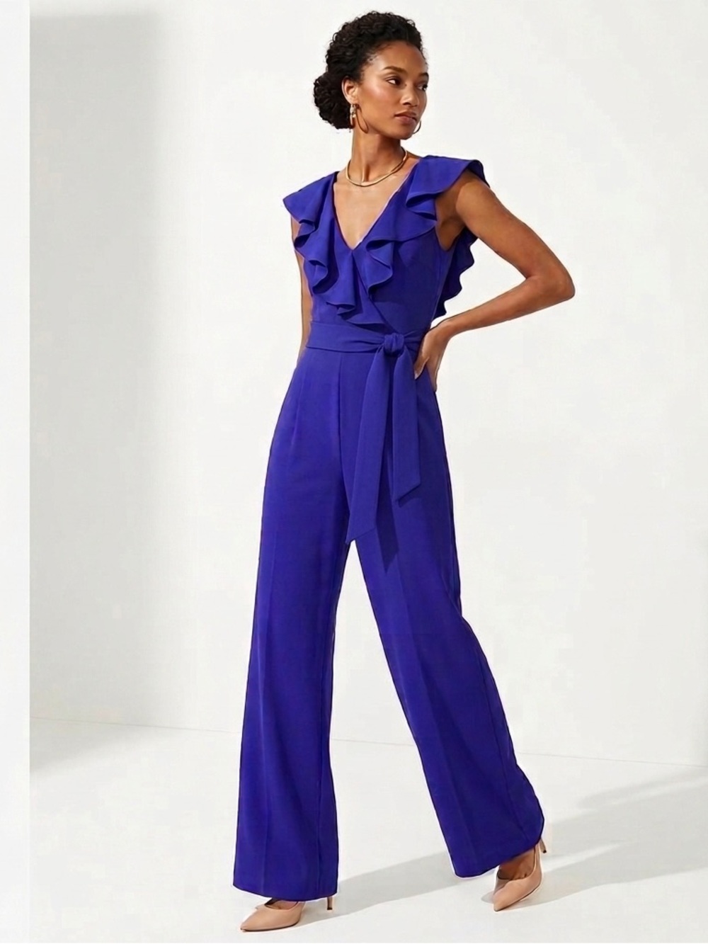 Elegant Blue Women's Jumpsuit